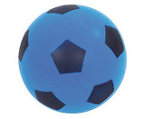 Betzold Softbälle-Set, 3 Stück - Kinder-Softball, Soft-Bälle, Kinder-Ball aus Schaumstoff, Schaumstoffball, besonders weich und griffig, gelb, blau, rot, im Netz, unbeschichtet