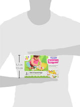 TOMY Toomies T1581 VPE6 Baby Born TOMY Buntes Kleinkindspielzeug Versteck-und Quieck-Eier, ab 6 Monaten