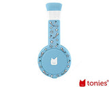 Tonie-Lauscher hellblau: Kinder Kopfhörer passend zur Toniebox - Lautstärke reguliert, Abnehmbares Kabel, Größenverstellbar, Bewegliche Ohrmuscheln