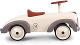 Baghera Rutschauto Speedster Cremeweiß | Rutschfahrzeug für Kinder - zahlreiche lebensechte Details | Retro Rutschauto für Kinder ab 1 Jahr