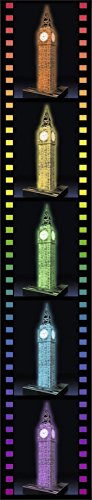 Ravensburger 3D Puzzle Big Ben bei Nacht mit 216 Teilen, für Kinder und Erwachsene, Wahrzeichen von London im Miniatur-Format, Leuchtet im Dunkeln