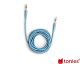 Tonie-Lauscher hellblau: Kinder Kopfhörer passend zur Toniebox - Lautstärke reguliert, Abnehmbares Kabel, Größenverstellbar, Bewegliche Ohrmuscheln