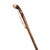 Stock-Fachmann Wanderstock Naturwurzel geflammt mit Lederschlaufe