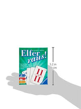 Ravensburger Elfer raus, Kartenspiel und Gesellschaftsspiel, Familienspiel für 2 - 6 Spieler, Spiel ab 7 Jahre