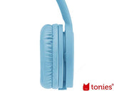 Tonie-Lauscher hellblau: Kinder Kopfhörer passend zur Toniebox - Lautstärke reguliert, Abnehmbares Kabel, Größenverstellbar, Bewegliche Ohrmuscheln