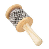 Kinder Holz Cabasa Handshaker Percussion Musikinstrument Lernspielzeug Geschenk