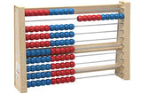 WISSNER® aktiv lernen - 100 er Rechenrahmen rot/blau - RE-Wood®