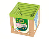 Haba 5879 - Stapelwürfel Auf dem Land, lustiges Stapelspiel für Babys ab 1 Jahr, Stapelwürfel aus stabilem Karton, BPA-frei, Turm mit niedlichen Bauernhofmotiven