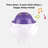 TOMY Toomies T1581 VPE6 Baby Born TOMY Buntes Kleinkindspielzeug Versteck-und Quieck-Eier, ab 6 Monaten