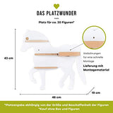 BOARTI Kinder Regal Pferd small in Weiß - geeignet für die Toniebox und ca. 20 Tonies - zum Spielen und Sammeln