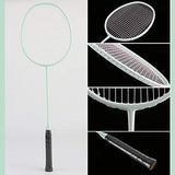 Senston Carbon Profi Badminton Set Leichtgewicht Badmintonschläger Badminton Schläger Federballschläger mit Schlägertasche