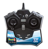 Revell 01028 Adventskalender RC Helikopter mit 2.4 GHz, LED-Beleuchtung, Gyro, inkl. Batterien in 24 Tagen zum selbstgebauten, ferngesteuerten Hubschrauber, Rot&Grün