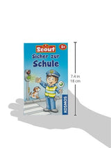 KOSMOS 7105380 Scout: Sicher zur Schule, Verkehrsregeln lernen mit Spaß, Mitbringspiel für Kinder ab 5 Jahren