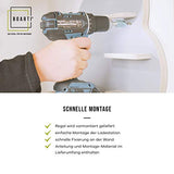 BOARTI Kinder Regal Trecker small in Grau - geeignet für die Toniebox und ca. 23 Tonies - zum Spielen und Sammeln