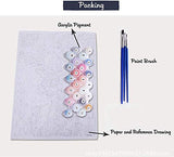 Fuumuui DIY Malen Nach Zahlen, DIY Digitale Leinwand Ölgemälde Geschenk-Big Ben 16 x 20 Zoll