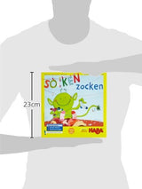HABA 4465 - Socken zocken, schnelles Suchspiel für 2-6 Spieler von 4-99 Jahren, blitzschnelles Reaktionsspiel mit Tipps zur Sprachförderung, Spiel für die ganze Familie