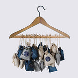 YILEEY Adventskalender zum Selber Befüllen 24 STK, DIY Adventskalender 2020 Jute Stoff Tüten mit Zahlen Aufkleber, Befüllbarer Leer Weihnachtskalender Bastelset Säckchen Set für Kinder Männer Frauen