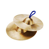Andoer Meinl Cymbals Mini Kleine Kinder Kupfer Hand Becken Gong Band Rhythmus Schlag Schlagzeug 15cm / 5.9 inche Musikinstrument Spielzeug