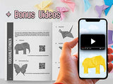 Origami lernen leicht gemacht: Origami-Buch für Kinder und Erwachsene, Origami Faltbuch mit 40 Anleitungen + 5 Videoanleitungen und Bonusmaterial