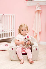 Nattou Kuscheltier Hase Nina, Nina, Jade und Lili, 30 x 17 x 9 cm, Beige/Rosa