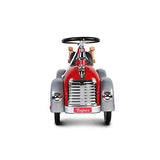 Baghera Speedster Feuerwehr | Rutschfahrzeug Feuerwehrauto für Kinder mit zahlreichen lebensechten Details | Rutschauto für Kinder ab 1 Jahr