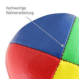 5er Set Diabolo Premium Jonglierbälle - 62mm Ø ✓ Jonglierball Füllung aus hochwertiger Vogelhirse ✓ Wasserabweisend ✓ Robustes Kunstleder I Jonglier-Set zur Jonglage für Kinder & Anfänger