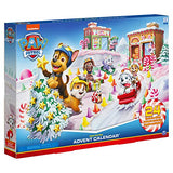 PAW Patrol 6059302 - Adventskalender 2020 mit Sammelfiguren und Winterlandschaft