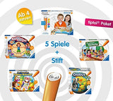 Ravensburger tiptoi Bundle 93925: Exklusives tiptoi Paket mit 5 Spielen und Stift, ab 4 Jahren