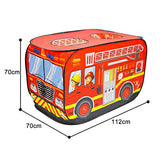 deAO Pop Up Spielzelt für Jungen und Mädchen Outdoor-Aktivitäten für Kinder- und Kinderpartys (rot)