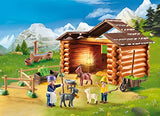 PLAYMOBIL Heidi 70255 Peters Ziegenstall, Mit Lichteffekt, Ab 4 Jahren