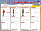 KOSMOS 630539 - TKKG Junior Adventskalender, Bolzplatz in Gefahr - Finde den Täter! 24 Gimmicks für deine Detektiv-Ausrüstung, Krimi zum Miträtseln, Spielzeug-Adventskalender ab 7 Jahre, Fußball-Thema