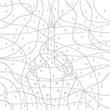 Malen nach Zahlen ab 5 Jahre. Malbuch