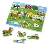 Melissa and Doug 10738 Soundpuzzle aus Holz-Old Mac Donald´s Bauernhof