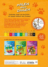 Malen nach Zahlen: Tierkinder