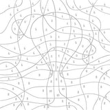 Malen nach Zahlen ab 5 Jahre. Malbuch