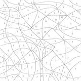 Malen nach Zahlen ab 5 Jahre. Malbuch