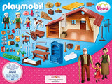 Playmobil Heidi 70253 Heidi und Großvater auf der Almhütte, Ab 4 Jahren