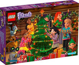LEGO 41420 Friends Adventskalender 2020, Weihnachten Mini Bauset mit Emma, Elfen und Santa Workshop
