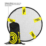 Spikeball-Set mit 3 Bällen - Zum Spielen im Freien, im Haus, im Garten, am Strand, bei Ausflügen, im Park - Enthält 3 Bälle, Turn-/Transportbeutel und Regelheft - Spiel für Kinder, Teenager, Erwachsene