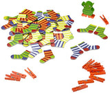 HABA 4465 - Socken zocken, schnelles Suchspiel für 2-6 Spieler von 4-99 Jahren, blitzschnelles Reaktionsspiel mit Tipps zur Sprachförderung, Spiel für die ganze Familie