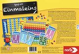 Noris 606076342 Spaß am Lernen, Kinder Lernspiel zum Einmaleins Lernen für die 1 und 2 Klasse, 1-4 Spieler, ab 7 Jahren