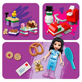 LEGO 41420 Friends Adventskalender 2020, Weihnachten Mini Bauset mit Emma, Elfen und Santa Workshop