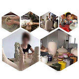 Elektrische Töpferscheibe Maschine 25CM 350W Keramik Clay Maschine Töpferscheibe Formmaschine DIY ton Werkzeug mit Fußpedale und Abnehmbare Waschbecken Keramik Tonformwerkzeug Maschine