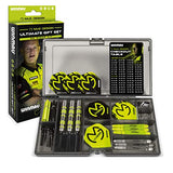 WINMAU Dart Geschenkset - 50-teiliges Dartset mit 4 Sätzen Dartschäften, 4 Sätzen Flüge und Zubehör
