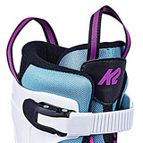 K2 Skates Mädchen Schlittschuhe Juno Ice — white - light blue — EU: 29 - 34 (UK: 10 - 1 / US: 11 - 2) — 25D0304