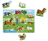 Melissa and Doug 10738 Soundpuzzle aus Holz-Old Mac Donald´s Bauernhof