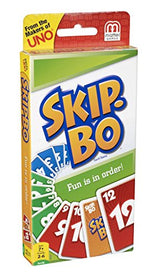 Mattel Games 52370 Skip-Bo Kartenspiel und Familienspiel geeignet für 2 - 6 Spieler, Spiel ab 7 Jahren