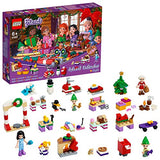 LEGO 41420 Friends Adventskalender 2020, Weihnachten Mini Bauset mit Emma, Elfen und Santa Workshop