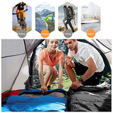 IREGRO Schlafsack, 1500g 3-4 Jahreszeiten Schlafsack Camping, Kleines Packmaß Warm Deckenschlafsack, Leichter Trekkingschlafsack, Reisen und Outdoor, Ideal für Erwachsene und Kinder, 220 x 80 cm