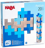 HABA 304411 - 3D-Legespiel Aerius, 20 Holzbausteine in unterschiedlichen Formen und Farben für kreatives Legen und Bauen in alle Richtungen, Spielzeug ab 3 Jahren